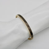 Victorian 14K Gold Enameled Greek Key Pattern Bracelet jewelry Kirsten's Corner