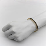 Victorian 14K Gold Enameled Greek Key Pattern Bracelet jewelry Kirsten's Corner