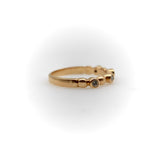 Vintage 14K Rose Gold Diamond Bubble Ring jewelry Kirsten's Corner