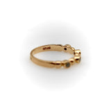 Vintage 14K Rose Gold Diamond Bubble Ring jewelry Kirsten's Corner