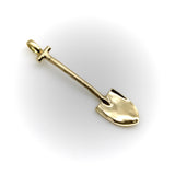 18K Gold Signature Shovel Charm or Pendant Kirsten's Corner