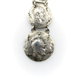 Victorian Shiebler Homeric Sterling Silver Graduated Watch Fob Fob Pendant Kirsten's Corner