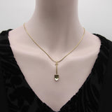 18K Gold Signature Shovel Charm or Pendant Kirsten's Corner