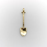 18K Gold Signature Shovel Charm or Pendant Kirsten's Corner