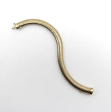 14K Gold Mid-Century Thick Snake Chain Bracelet Bracelet Kirsten's Corner