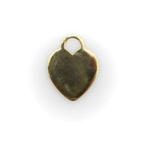 Vintage 18K Gold Blank Tiffany & Co. Heart Tag Charm Pendant, Charm Tiffany & Co.