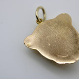 Vintage 18K Gold Egyptian Revival Sekhmet Lion Pendant from Egypt Pendant Kirsten's Corner