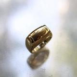 Vintage Bvlgari Tronchetto Two-Tone 18K Gold Ring ring Kirsten's Corner