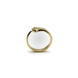 14K Gold Edwardian-Inspired Lucky Nail Ring Ring Kirsten's Corner