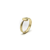 14K Gold Edwardian-Inspired Lucky Nail Ring Ring Kirsten's Corner