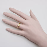 14K Gold Edwardian-Inspired Lucky Nail Ring Ring Kirsten's Corner