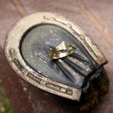 14K Gold Edwardian-Inspired Lucky Nail Ring Ring Kirsten's Corner