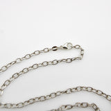 Italian Vintage Sterling Silver 24” Open Link Chain Chain Kirsten's Corner