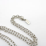 Vintage Sterling Silver 24” Open Link Chain by Brother Wolf Chain Kirsten's Corner