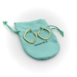Vintage 18K Gold Frank Gehry Torque Hoop Earrings for Tiffany & Co Earrings Kirsten's Corner