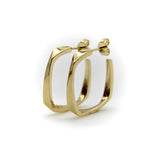 Vintage 18K Gold Frank Gehry Torque Hoop Earrings for Tiffany & Co Earrings Kirsten's Corner