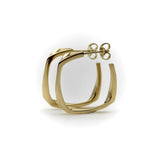 Vintage 18K Gold Frank Gehry Torque Hoop Earrings for Tiffany & Co Earrings Kirsten's Corner
