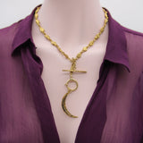 Alaskan Gold Rush 20K Gold Nugget Watch Chain and Necklace Chain Kirsten's Corner