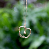 Vintage 18K Gold Elsa Peretti Small Apple Necklace for Tiffany & Co. Necklace Kirsten's Corner