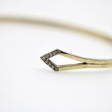 14K Gold Diamond Tipped Cuff Bracelet by Kimberly Doyle Kirsten's Corner