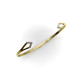 14K Gold Diamond Tipped Cuff Bracelet by Kimberly Doyle Kirsten's Corner