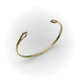 14K Gold Diamond Tipped Cuff Bracelet by Kimberly Doyle Kirsten's Corner