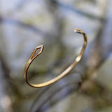 14K Gold Diamond Tipped Cuff Bracelet by Kimberly Doyle Kirsten's Corner