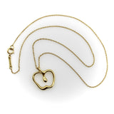 Vintage 18K Gold Elsa Peretti Small Apple Necklace for Tiffany & Co. Necklace Kirsten's Corner