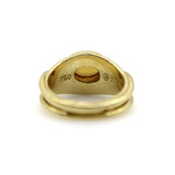 Vintage Tiffany & Co. 18K Gold Crossover Citrine Cabochon Ring Tiffany & Co.