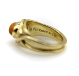 Vintage Tiffany & Co. 18K Gold Crossover Citrine Cabochon Ring Tiffany & Co.