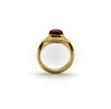 Vintage Tiffany & Co. 18K Gold Crossover Citrine Cabochon Ring Tiffany & Co.