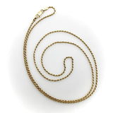 Vintage 14k Gold UnoAErre Dainty Rope Chain