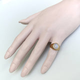 18K Gold Retro Tiffany & Co. Moonstone Ring Ring Kirsten's Corner