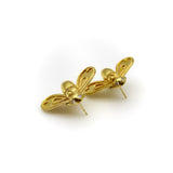 22K Gold Maija Neimanis Bee Earrings Earrings Kirsten's Corner