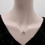 Victorian 14K Gold with Silver Front Diamond Horseshoe Charm or Pendant Pendant, Charm Kirsten's Corner
