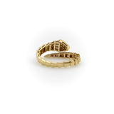 Vintage 14K Gold Diamond Snake Bypass Ring RING Kirsten's Corner