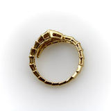 Vintage 14K Gold Diamond Snake Bypass Ring RING Kirsten's Corner