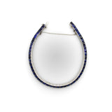 Classic Art Deco Platinum and Sapphire Line Bracelet Kirsten's Corner