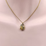 Gilt Silver Russian Elephant with Diamond, Emerald, and Rubies Pendant Charm pendant, Charm Kirsten's Corner