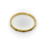 Victorian 14K Gold Greek Key Design Bracelet with Sapphires Bracelet Kirsten's Corner