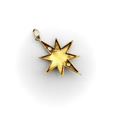 Victorian 15K Gold Northern Star Pendant with Pearls and Enamel Pendant Kirsten's Corner