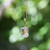 Signature 14K Gold Rainbow Moonstone Pendant Pendant Kirsten's Corner