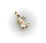 Signature 14K Gold Rainbow Moonstone Pendant Pendant Kirsten's Corner