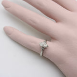 Vintage Marquise Diamond and Platinum Engagement Ring Rings Kirsten's Corner