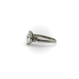 Vintage Marquise Diamond and Platinum Engagement Ring Rings Kirsten's Corner