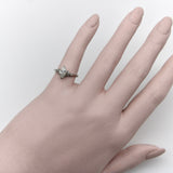 Vintage Marquise Diamond and Platinum Engagement Ring Rings Kirsten's Corner