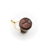 Pre-Columbian Jasper Dog Pendant & Seal with 14K Gold Bail Necklaces, Pendants Kirsten's Corner Jewelry