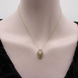 Vintage 9K Gold Heart Padlock Charm Kirsten's Corner