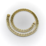 Vintage 18K Gold Tiffany & Co. Square Bar Link Necklace necklace Kirsten's Corner