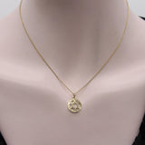 Vintage 9K Gold Hand Engraved Star of David jewelry Kirsten's Corner